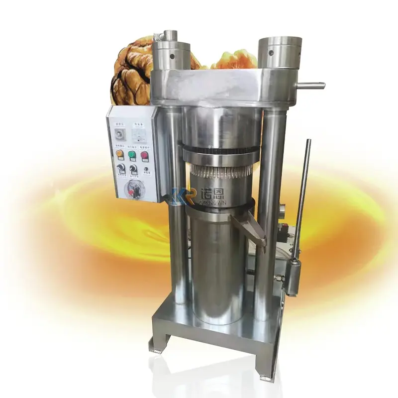Быстрое Производство масла и Высокоэффективная гидравлическая машина для прессования масла, разнообразные индивидуальные свежевыдавливаемые автоматические прессоводы
