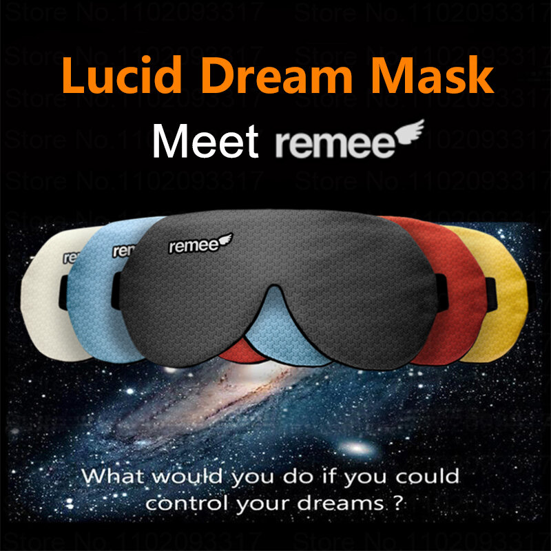 2024 nowa Remee Lucid Dream Mask maska do spania początku świadoma kontrola snu inteligentne cieniowanie 3D magiczne maska na oczy