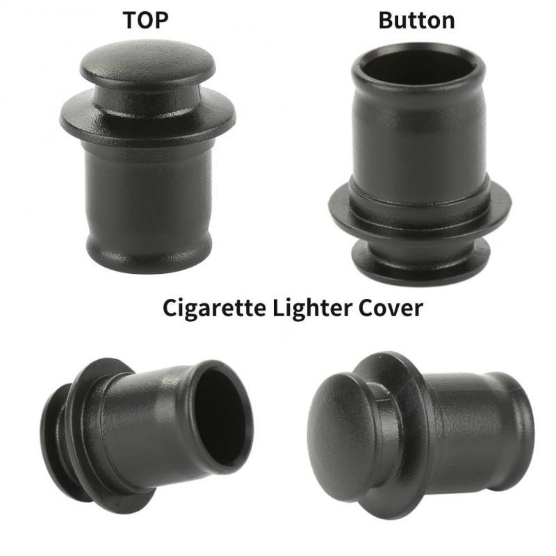 Tapa Universal para encendedor de cigarrillos de coche, tapa impermeable antipolvo, con agujero de 2,1 cm-2,2 cm, ABS