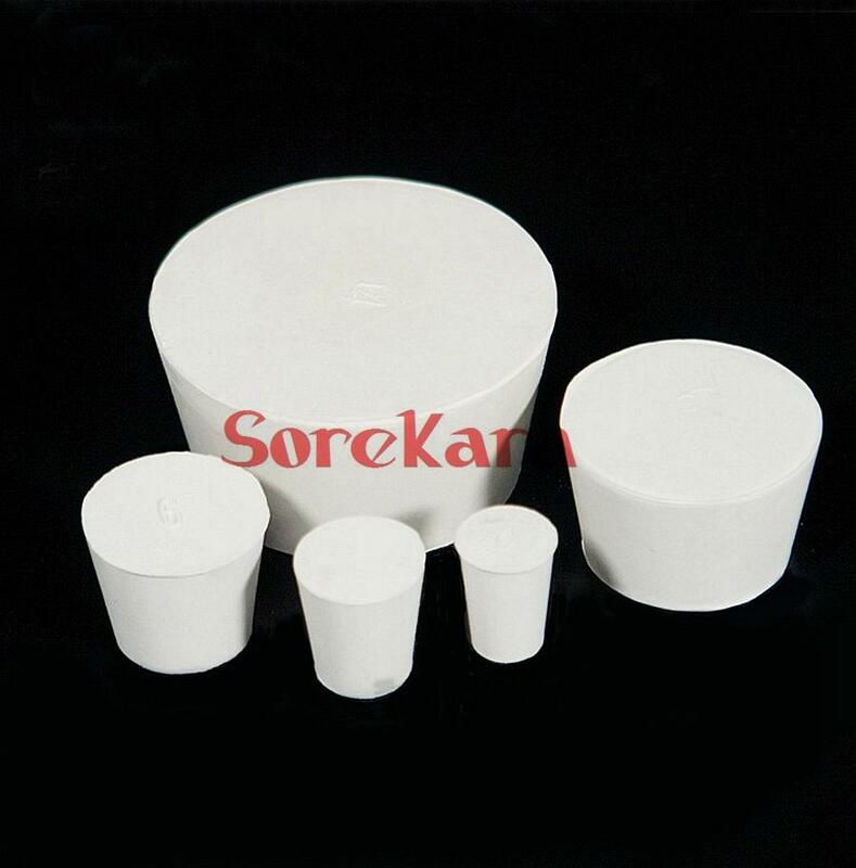8x13 11x15 13x17 14x19 15x21 17x23 19x26 22x29 25x33 29x37mm Rubber Stopper Plug Laboratory Test Tube Solid Bungs Airlock