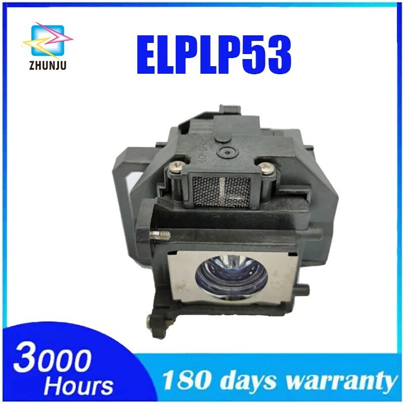 การเปลี่ยน ELPLP53โคมไฟโปรเจคเตอร์สำหรับ EB-1900 EB-1830 Epson EB-1915 EB-1920W EB-1925W H313A EMP-1915