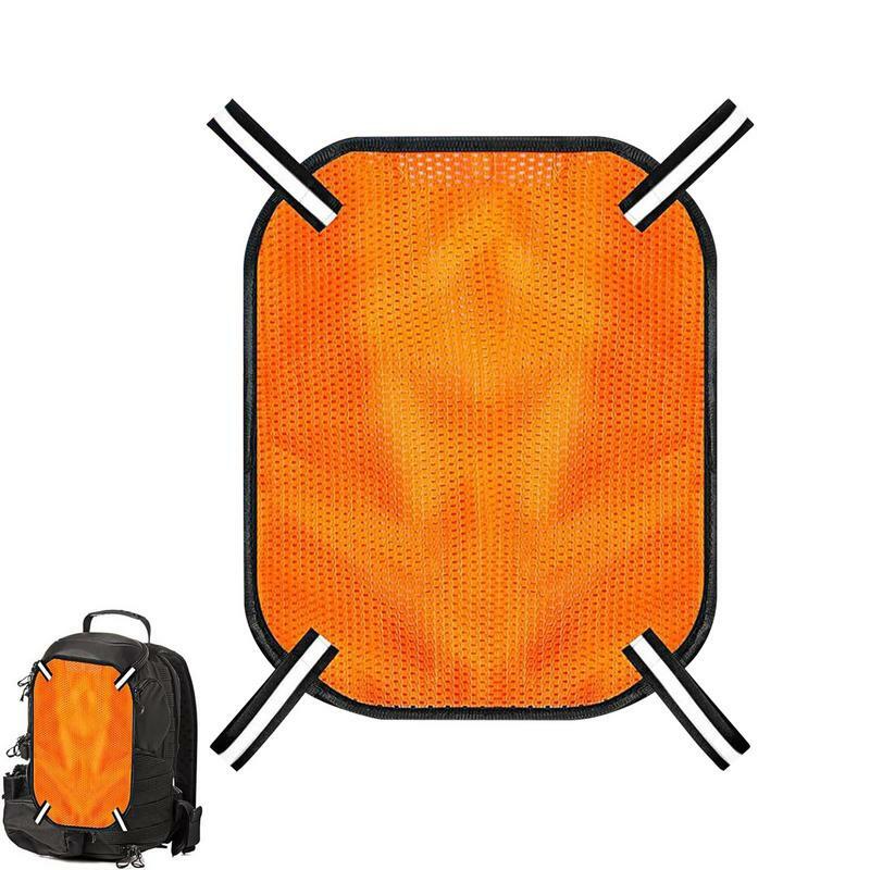 Panel de Seguridad Blaze, Persiana de alta visibilidad con tira reflectante, transpirable y ligera, color naranja