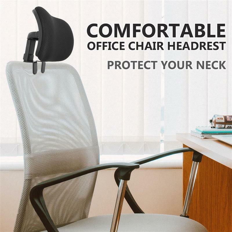 Chair Headrest Office Pillow Head Attachment Support Neck Computer Cushion Rest Adjustable Ergonomic Work Sponge Gaming Car Lift