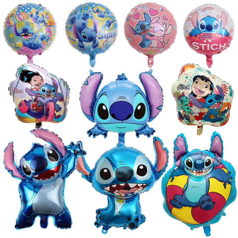 Disney Lilo Stitch Ballon Baby Verjaardag Foto Rekwisieten Cartoon Aluminium Film Ballonnen Happy Birthday Party Ballon Benodigdheden