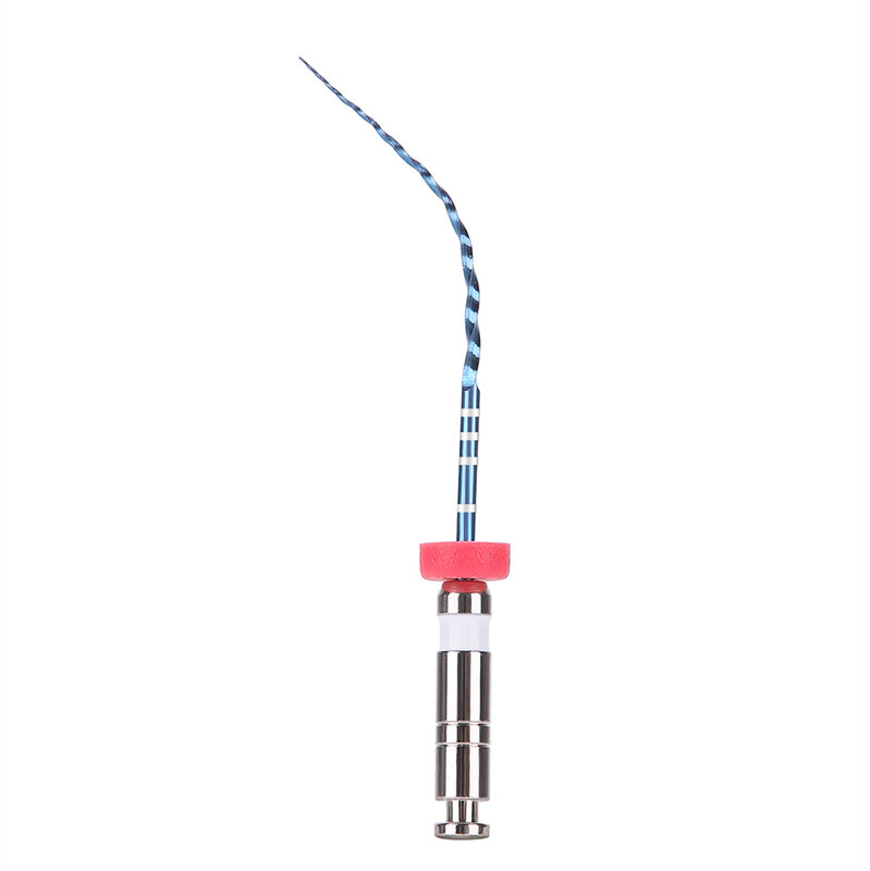 Lima rotativa de Canal radicular Dental, endodoncia azul, Limas NiTi de 21mm/25mm, cónica 04/06 #15-#40, 6 unidades por juego