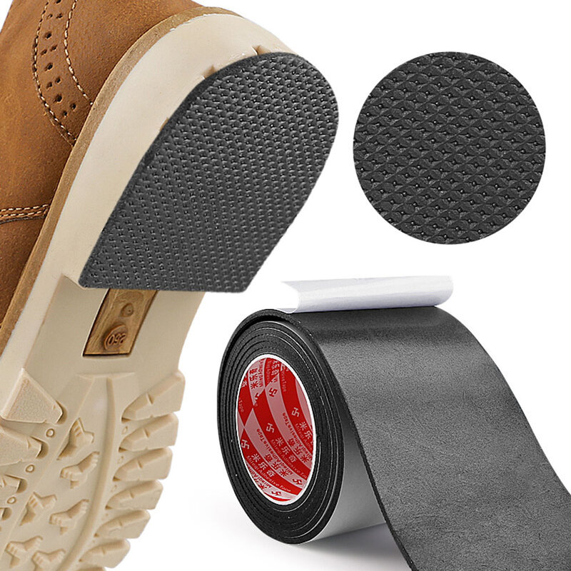 Protetor de sola de sapato para homens e mulheres, adesivo antiderrapante, conveniente resistente ao desgaste, auto-adesivo, protetor de sola de salto, acessório