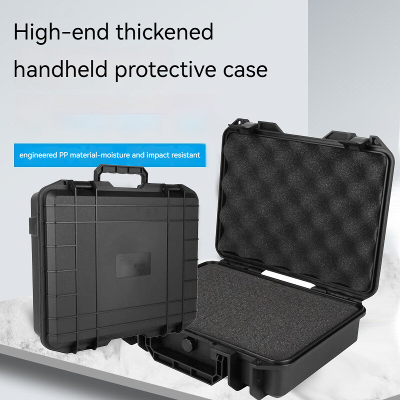 Caja de protección de seguridad portátil para instrumentos de precisión, Material de Pp engrosado, incluye Caja de Herramientas multifuncional de algodón Universal