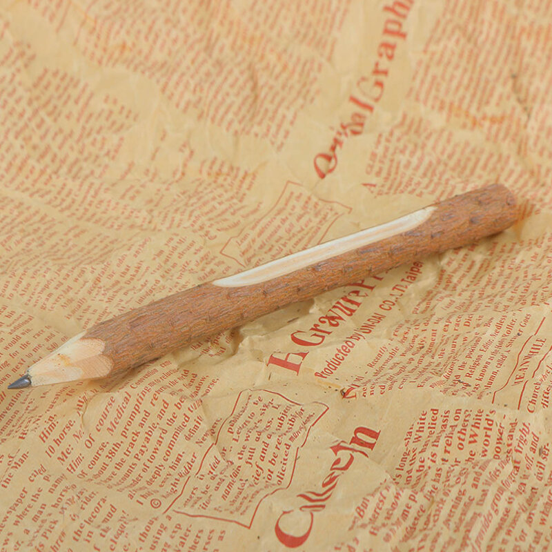 Herramienta de escritura de papelería para manualidades, lápiz de madera, rama y ramita de grafito, 5 piezas