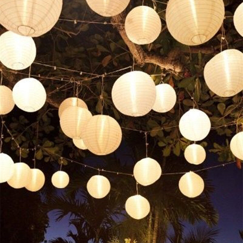 4 "-16"(10-40cm) lanterna di carta cinese rotonda lampione compleanno accessori per la decorazione della casa Babyshower Linternas battesimo decoracion
