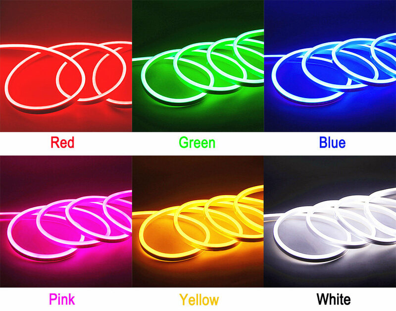 2835 LED Strip Lights 12V Dimmable Hand Sweep Sensor/Touch Switch Waterproof Flexible Rope Tube Tape Indoor & Outdoor Lighting