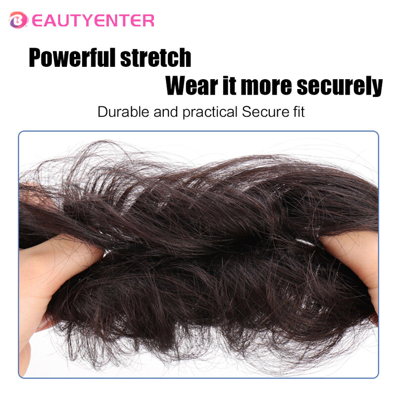 BEAUTYENTER синтетические вьющиеся искусственные волосы с резинкой для волос
