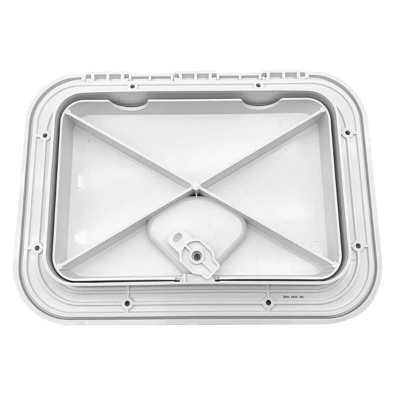 ABS Deck Hatch Boat Hatch Lids Marine Deck Plate Square Handle Hatch Pull Out White