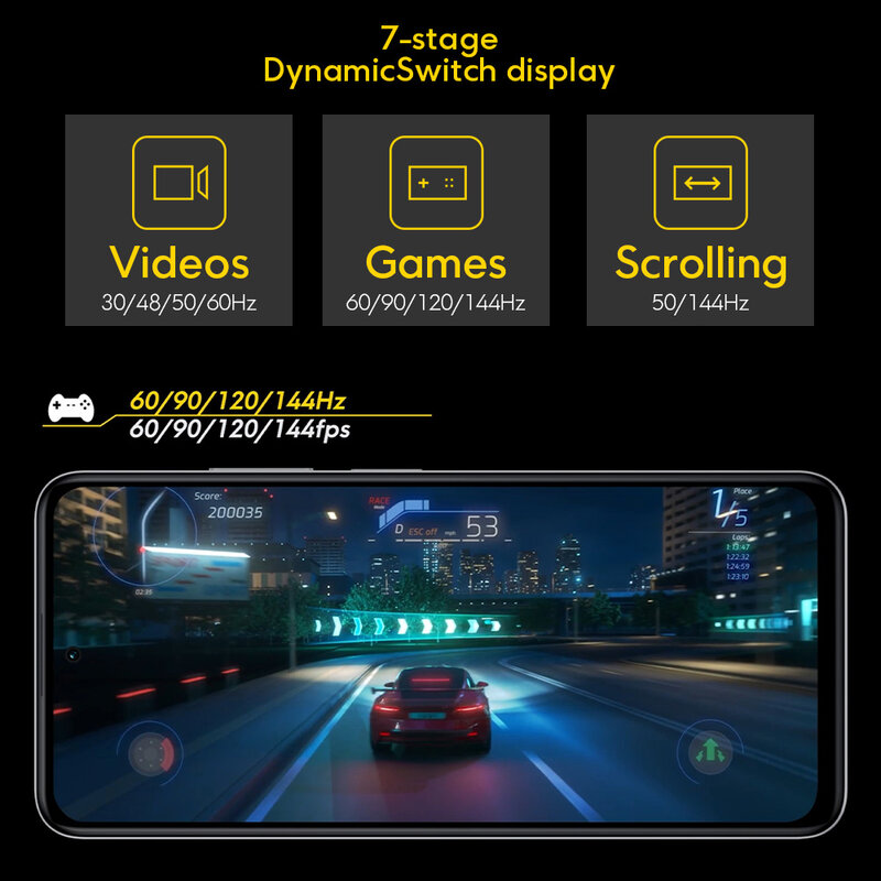 POCO Tage-Écran DynamicSwitch, Version Globale, Charge 67W, Triple Caméra 64MP, 5G, 128 Go, 256 Go, Dimrespondable 8100, 144Hz