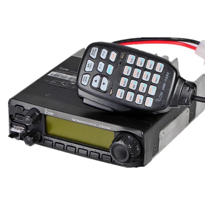 ICOM IC-2300H-walkie-talkie de largo alcance para coche, Radio Móvil de alta potencia, 65W, VHF, barco marítimo, IC2300H, 10KM-50KM