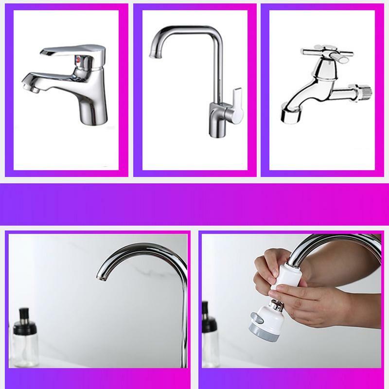 Tête de buse rotative pour cuisine, filtre à eau, rallonge, connecteur de buse, salles de bain, toilettes, cuisines