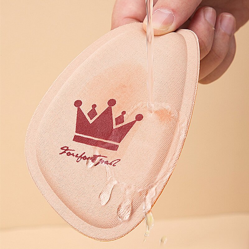 2/4/6pcs Forefoot Pads for High Heels Non-slip Pain Relief Insert Half Insoles Front Foot Cushion Foot Care Shoe Pads Insoles