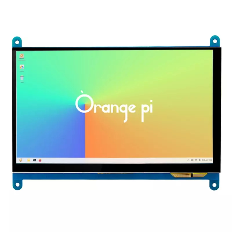 Pantalla táctil de 7 pulgadas para Raspberry Pi 4, LCD TFT capacitiva compatible con HDMI para Orange Pi 5 Plus 3B RPI 4B 3B PC Windows AIDA64