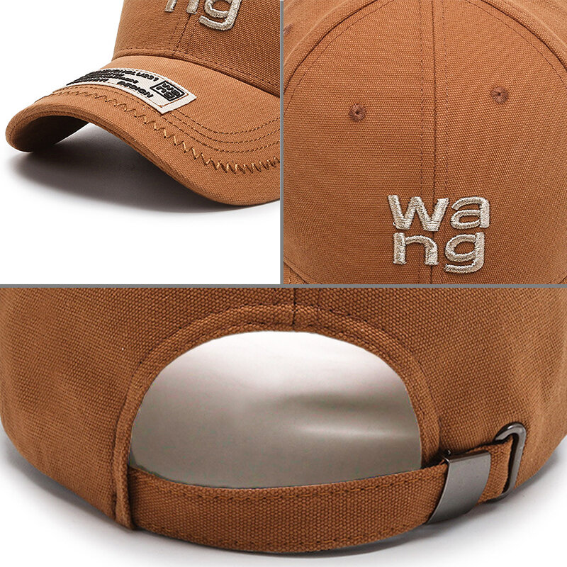 2022 Trendy Marke Braun Schwarz Baseball Hüte Männer Frauen 3D Brief Stickerei Hut Hip Hop Cap Outdoor Sports Golf Hüte trucker Hut