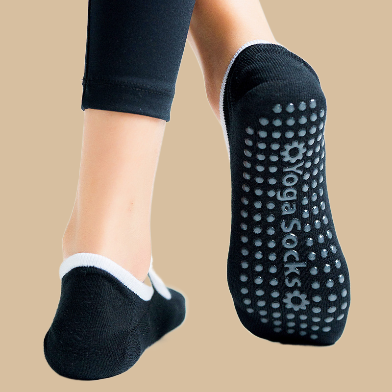 ถุงเท้าโยคะแฟชั่นคุณภาพสูงสำหรับผู้หญิงใหม่3/5คู่กันลื่นถุงเท้าออกกำลังกายบัลเล่ต์ระบายอากาศได้ดีถุงเท้ากีฬาสำหรับยิม