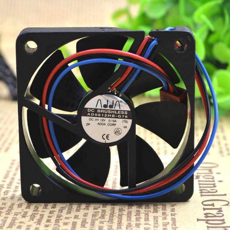 Ad0612hb-G76 6010 12V 0.15a 6cm Max Airflow Rate Speed Measuring Fan Ad0612hb
