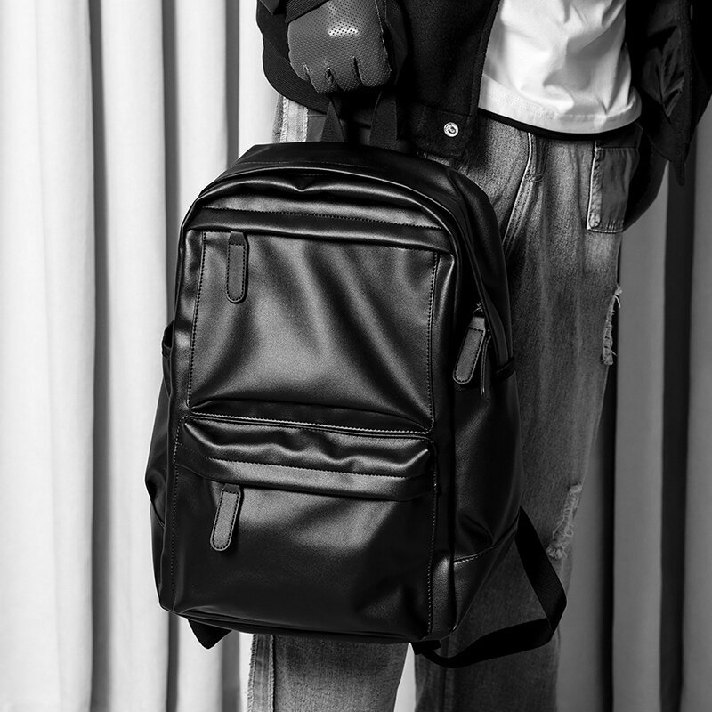 男性用大容量ビジネスバックパック,屋外コンピューターバッグ,旅行旅行かばん,多機能,14インチノートパソコン用バックパック