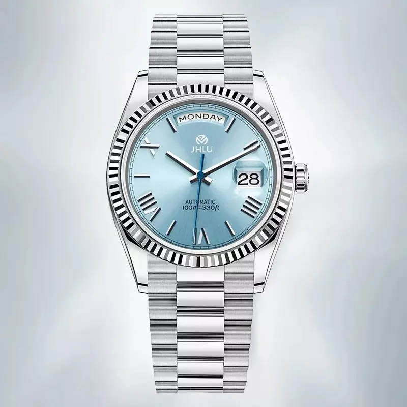 2024 dni meskie zegarki meskie meskie zegarki luksusowy meteoryt tekstury automatyczny zegarek dla mężczyzn szafirowe szkło zegar męski zegarek dla nurka