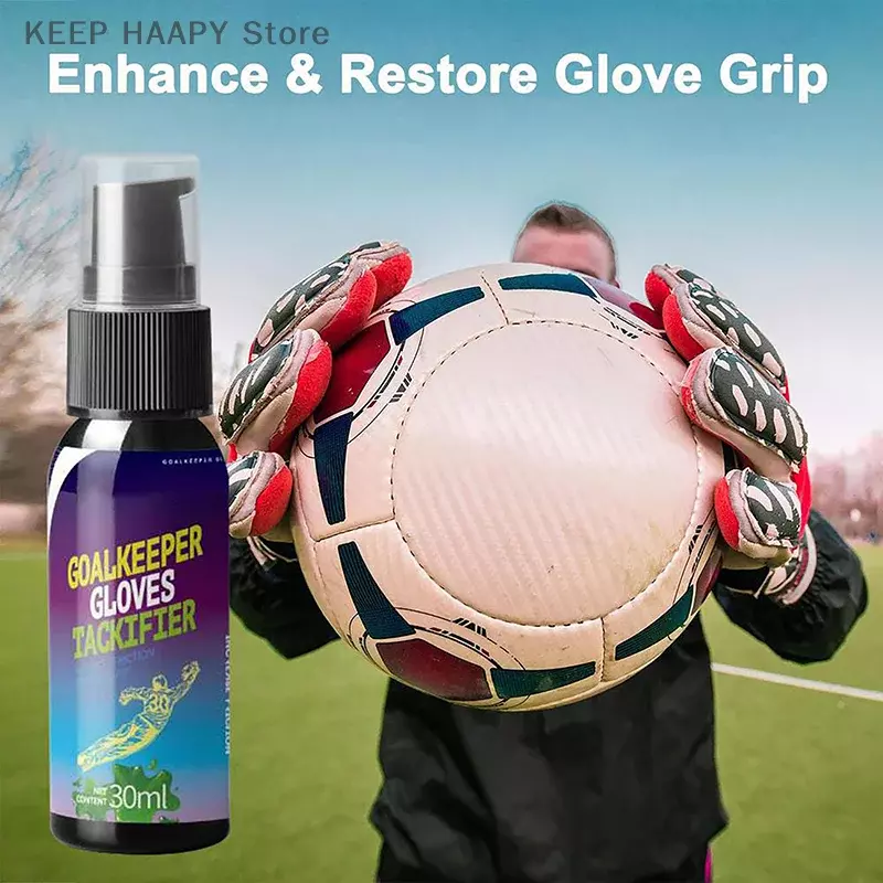 30ml Goalkeeper Glove Baseball Replacement Glove Glue Football Grip Spray For Goalkeeping Gloves Non-slip Enhanced Sticky