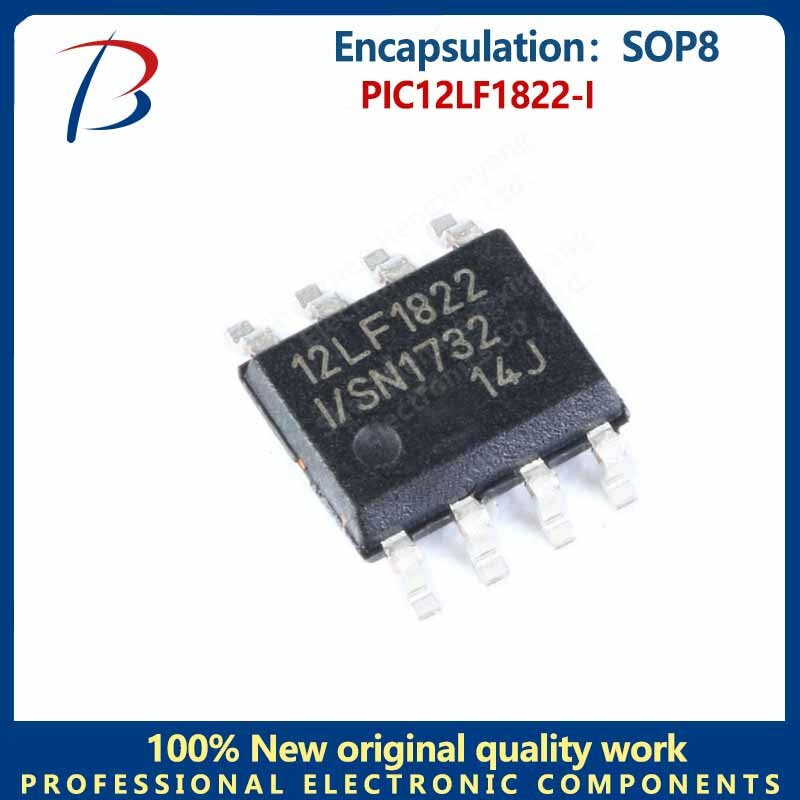 5PCS Chip PIC12LF1822-I/SN 12LF1822 Flash 8-bit Microcontroller SOP8