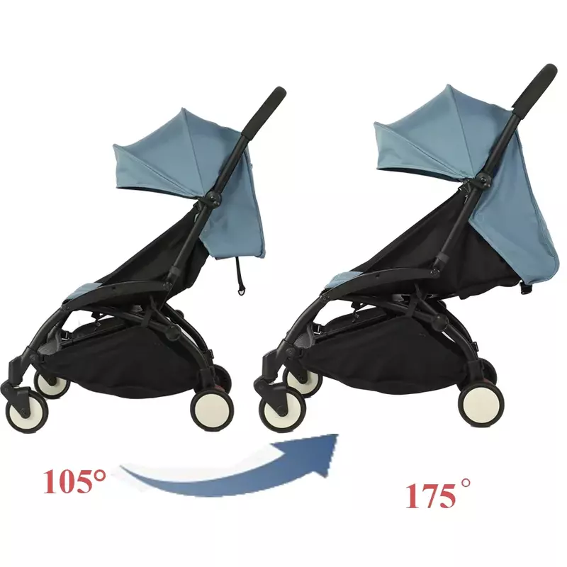 Sunshade &Seat Cushion for Yoyo/Yoyo2/Yoya 2Pcs/Set Hood &Mattress with Stroge Bag Breathable Mesh Stroller Accessories