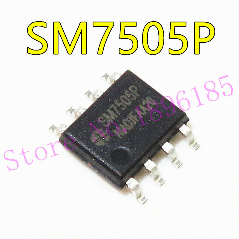 Interrupteur d'alimentation SM7505P SOP-8, contrôle de tension/débit Constant, Original