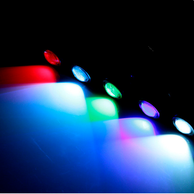 2pcs Universal LED Eagle Eye Light Motorcycle Driving Running Light Colorful Signal Lamp Headlight Spotlight DLR Bulb 12V 3W