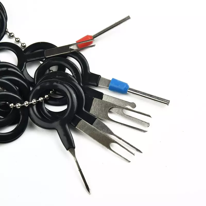 59 buah alat penghilang Terminal kabel steker Terminal listrik Otomotif penarik Pin konektor penjepit kabel untuk Audio mobil