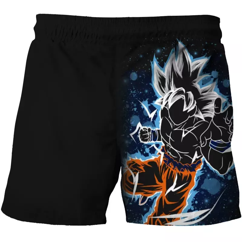 Dragon Ball Goku pantaloni pantaloncini da bagno per bambini estate Quick Dry nuoto Cool Youth pantaloncini da spiaggia con stampa di cartoni animati da uomo