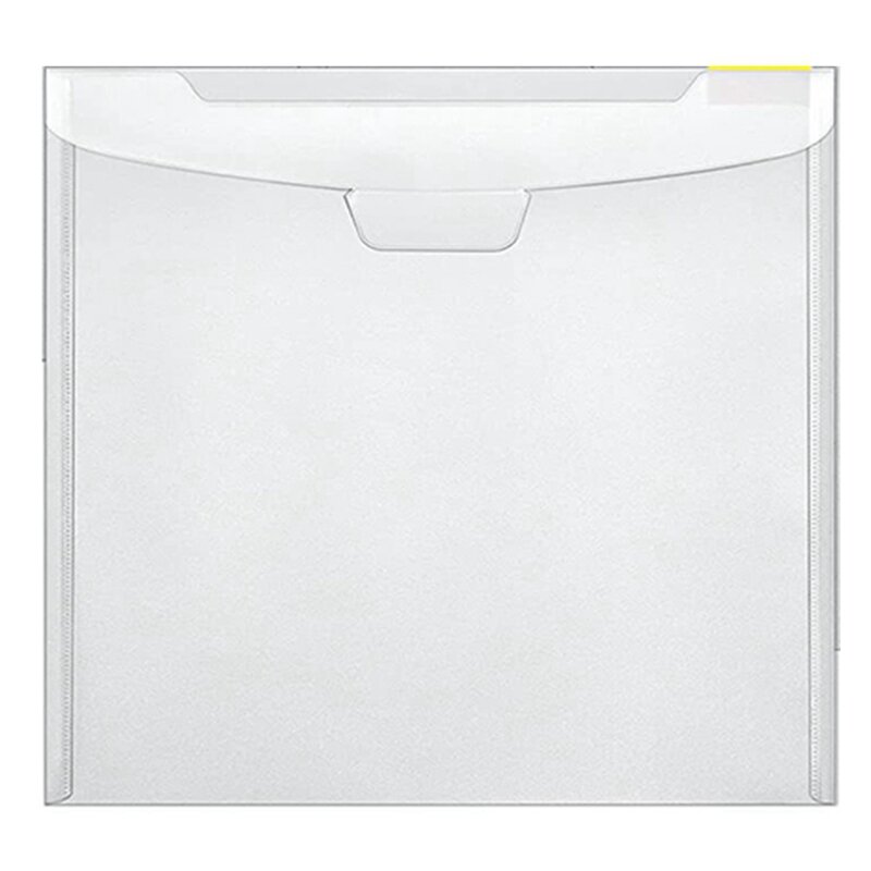 Pp snap-ラベル付きの透明なファイルバッグ,ミニ文房具ストレージ,a5情報バッグ,8個,水平