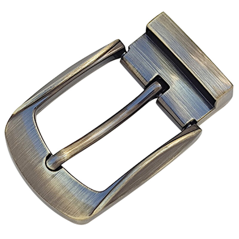 Cheapify Dropshipping Men's Pin Buckle for 40mm Width Belts Clip Head Brand Design Bronze Alloy Metal Hebillas Para Cinturón