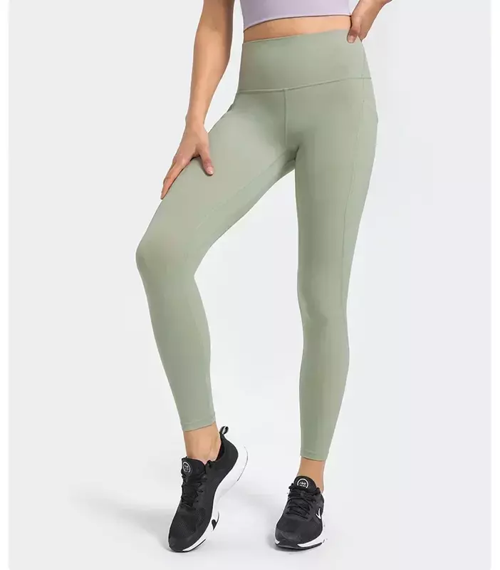 Lemon-Pantalones deportivos de secado rápido para mujer, mallas suaves para Yoga, entrenamiento, gimnasio, Fitness, transpirables, sin costuras