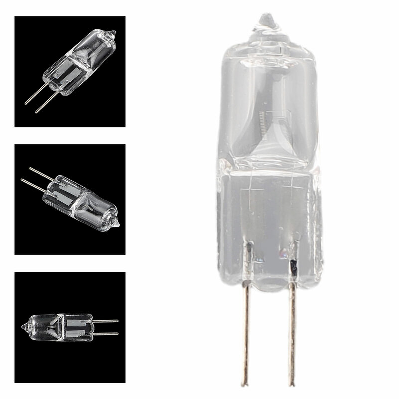 1pc G4 Halogen Capsule Lamps Light Bulbs 5W 10W 20W 35W 50W 12V 2Pin Bulb Inserted Beads Crystal Lamp Indoor Lighting Bulbs