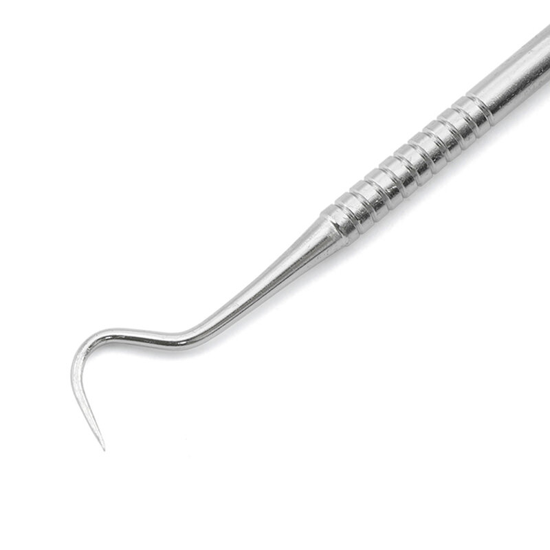 1 pz in acciaio inox doppia testa strumento dentale dentista denti pulito igiene Explorer sonda gancio Pick dentisti strumenti