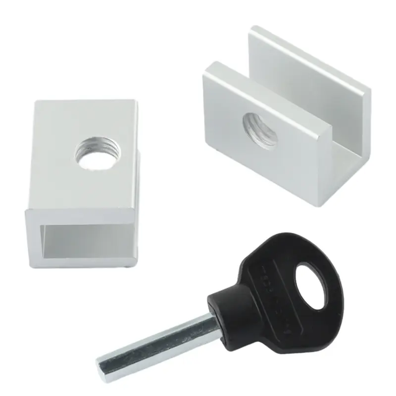 2pc Adjustable Window Lock Stopper Safety Locks For Kids And Pets Anti-theft Door Lock Non Punch Sliding Window Lock Hardware
