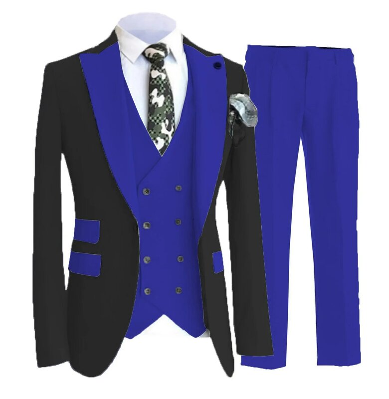 Terno Multi-Color e Colete, Casamento Brother Outfit, YM022633