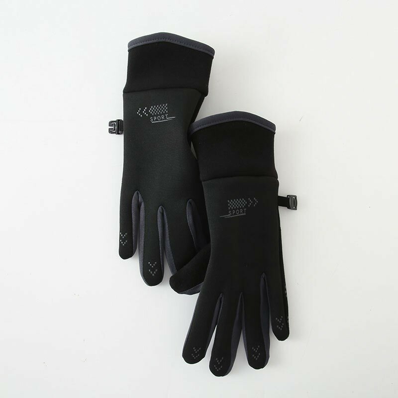 Winter Men's Warm Gloves Windproof And Velvet Thickened Touch Screen Non-Slip Driving And Riding Business 2023 New Fashion