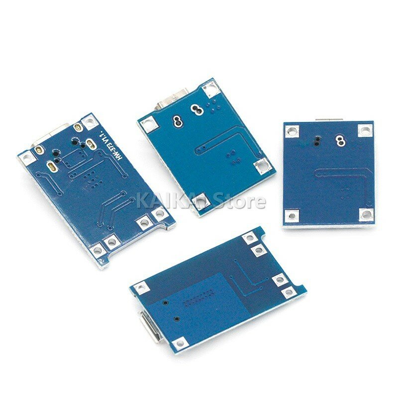 1PCS 5V 1A 마이크로 USB 18650 c형 리튬 배터리 충전 보드, 충전기 모듈 + 보호 이중 기능 TP4056 18650