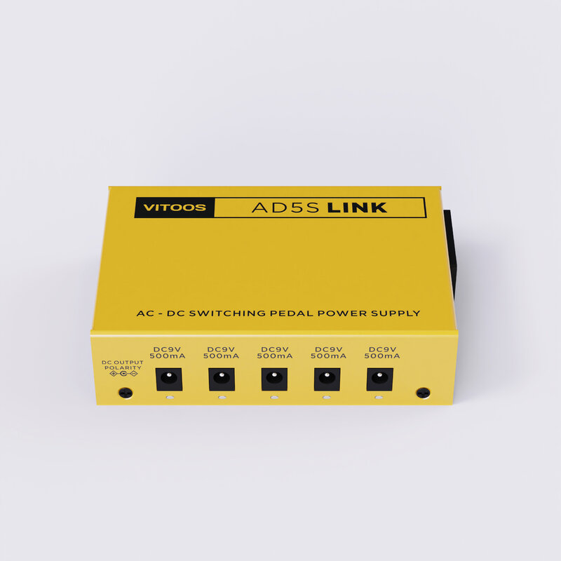 VITOOS AD5S LINK AD5SL efekt pedałowy zasilacz w pełni izolowany filtr redukcja szumów wysoka moc cyfrowy effector