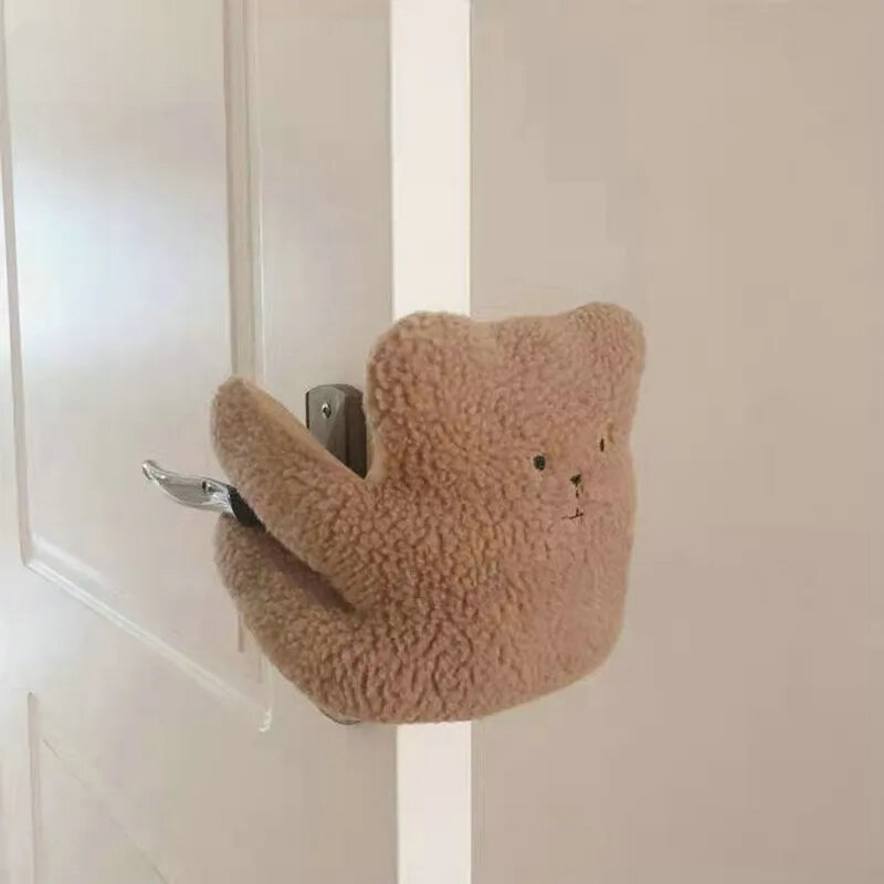 Модный закрывающий дверной ограничитель, закрывающий дверь, мягкая текстура, медведь, кукла, защита двери, закрывающий пальцы, защита от зажима