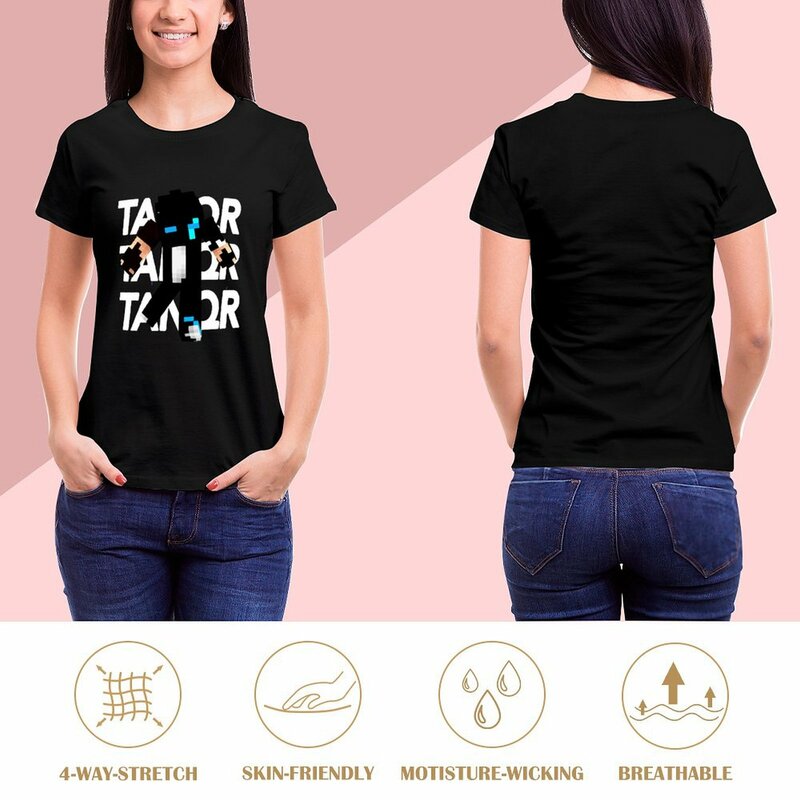 Tanqr Merch Tan qr Merchandise t-shirt grafica top vestiti carini abbigliamento firmato di lusso donna