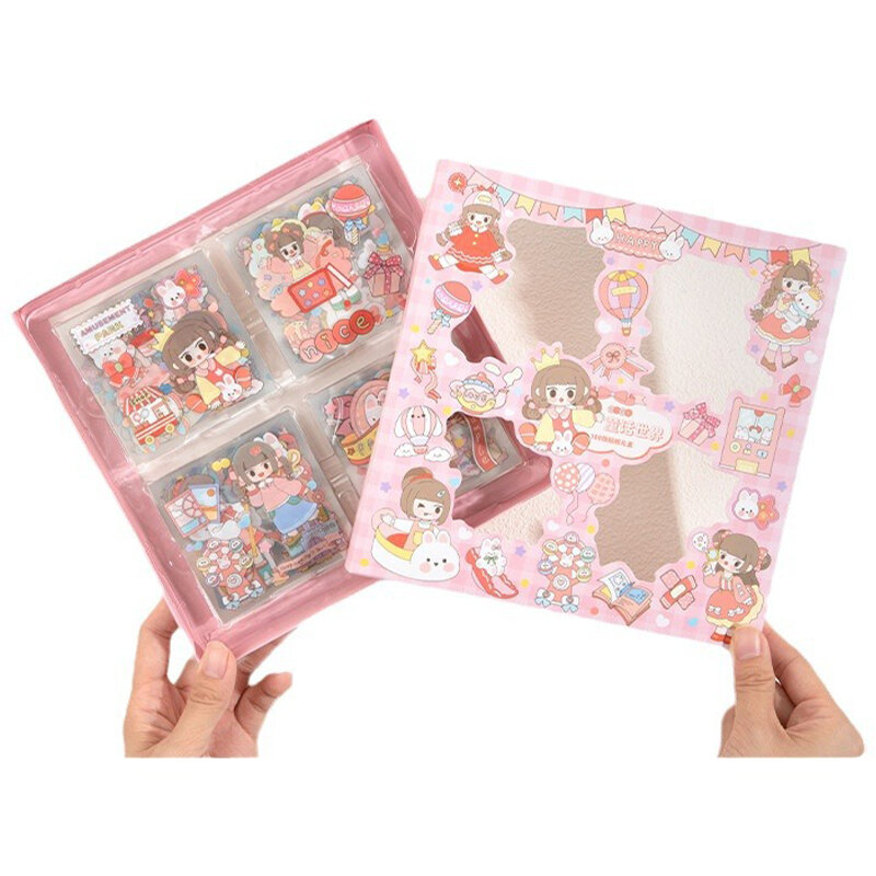 20 buah hewan peliharaan pola kartun Scrapbooking lucu stiker DIY buku pegangan Kawaii stiker dekorasi perlengkapan alat tulis