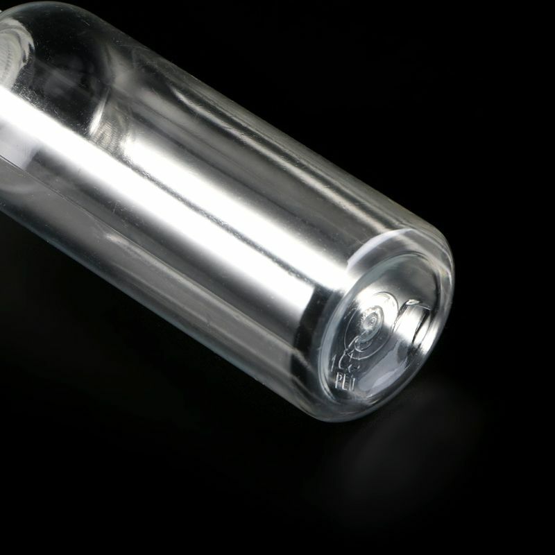Garrafas claras do condimento do aperto 100ml com bocais recipiente plástico da garrafa do aperto para o azeite do molho do bbq