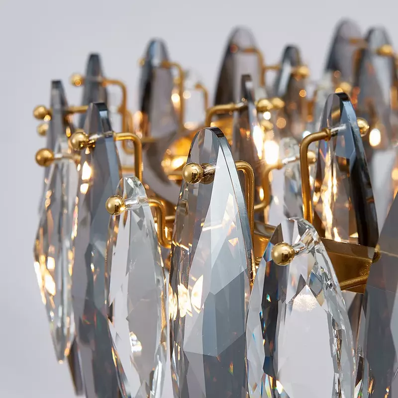 Nowoczesna kryształowa żyrandol luksusowy żyrandol Home Decor oświetlenie Led salon oświetlenie jadalni