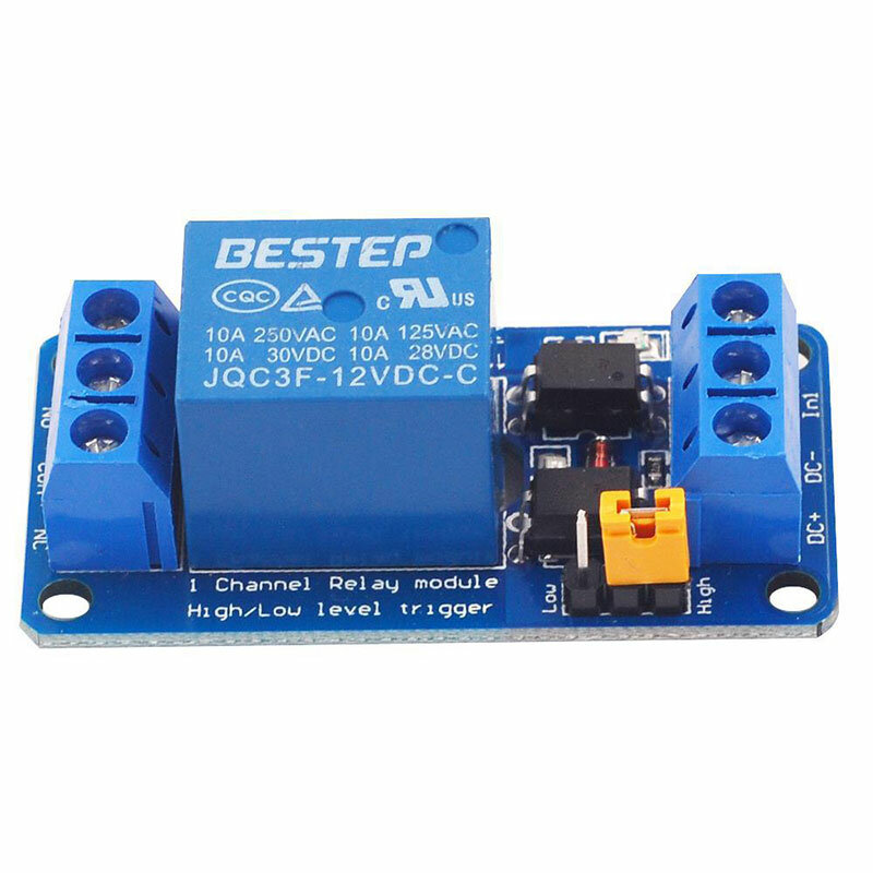 New Durable 3.3V 5V 12V 24V 1-channel Dual Optocoupler Isolated High And Low Level Trigger Relay Module Board