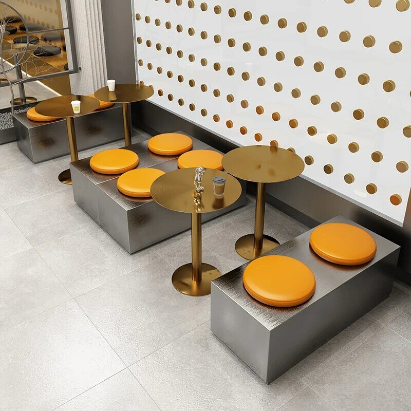 Tavolini da caffè rotondi laterali accento centrale Mini Sidoards Pub tavolini da caffè firmati in oro pavimento Muebles De Cafe mobili moderni